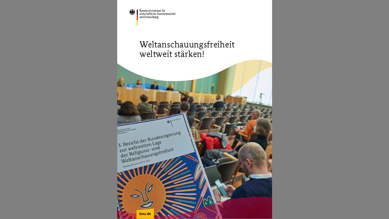 Cover: Weltanschauungsfreiheit weltweit stärken!